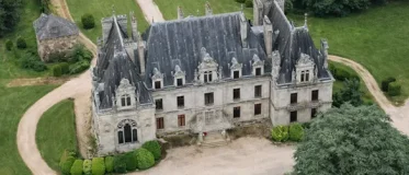 traitement bois des châteaux & manoirs : un château vue du ciel